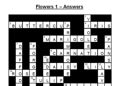 future flowers crossword|future flower crossword answer.